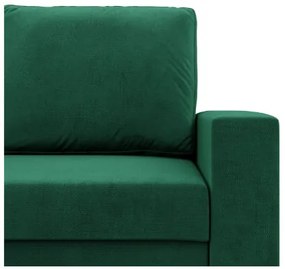 Trojmiestna rozkladacia sedačka NEO Kronos fľaškovo zelená