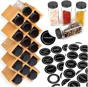 Bambusový stojan na koreniny KOCHEN