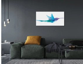 Sklenený obraz maľované papagáj 125x50 cm