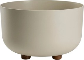 PLASTOVÝ KVETINÁČ TERRA 27X17 CM BÉŽOVÁ