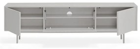 Sivý TV stolík 180x52 cm Sierra – Teulat