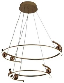 LED Stmievateľný luster na lanku LED/80W/230V 3000-6500K + diaľkové ovládanie