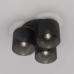 Luster prisadený LOFT SHADE 3xE27/60W/230V čierna