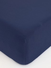 Jersey plachta Classic 90 x 200 cm – tmavo modrá
