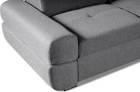 Sedacia súprava Logan, ľavá, sivá (malmo 90)