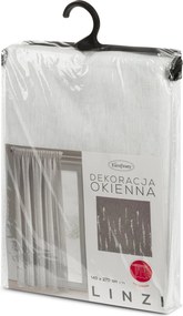 ZÁCLONA NA PÁSKE LINZI 140X270 CM VZOROVANÁ