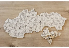 PDK16 Puzzle v drevenej krabičke - Slovensko - Herbár