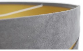 Luster na lanku SWING 1xE27/60W/230V šedá/zlatá