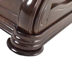 Kožená sedacia súprava Baron LUX 3N + 1 + 1, šedá / čerešňa (K 23 - antracit/4 )