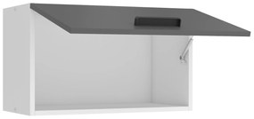 Kuchynská skrinka Belini Premium Full Version nad digestor 60 cm šedý mat Wood