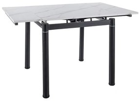 Jedálenský stôl GD-082 | biela efekt mramoru