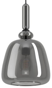 Eglo 39997 - Luster na lanku BOVINO 1xE27/40W/230V dymová