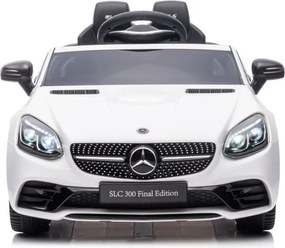 LEAN CARS Elektrické autíčko Mercedes SLC 300 LED MP3 biele