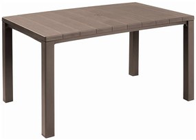KETER JULIE Záhradný stôl, 147 x 90 x 74,5 cm, cappuccino 17209495