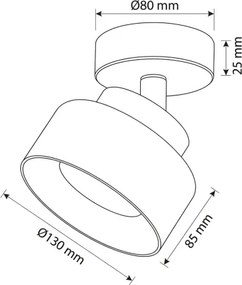 Brilagi -LED RGB stmievateľné bodové svietidlo AURA LUX 1xGX53/14W/230V Wi-Fi Tuya čierna/dymová
