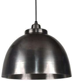 Kovové závesné kovové svetlo Capri  antik strieborná - Ø 32*22 cm