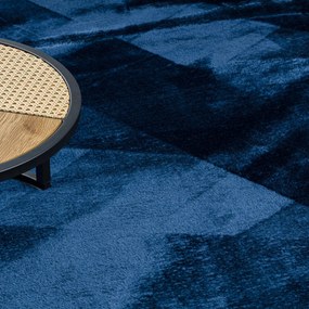 Dywany Łuszczów, Kusový koberec Visco Rabbit Dark blue 10, 140x190, modrá, detská izba