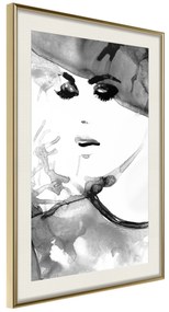 Artgeist Plagát - Elegance in Love [Poster] Veľkosť: 20x30, Verzia: Zlatý rám