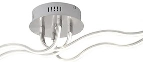 JUST LIGHT. 15126-55 - LED Prisadený luster WAVE LED/29,4W/230V chróm