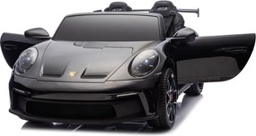 LEAN CARS DK-P911 Porsche GT3 Batériové auto čierne lakované