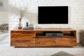 Dizajnový stolík pod TV z masívu Fire & Earth Sheesham 160cm