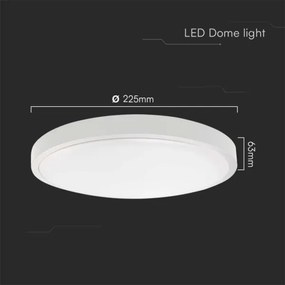 LED Kúpeľňové stropné svietidlo LED/18W/230V 4000K IP44 biela