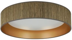 Brilagi - LED Stropné svietidlo BOSTON ROLLER LED/24W/230V pr. 45 cm hnedá/zlatá