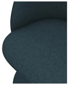 Čalúnené jedálenské kreslo v petrolejovej farbe Maia – Makamii