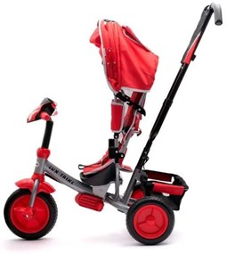 BABY MIX Detská trojkolka so svetlami Baby Mix Lux Trike ružová