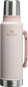 Svetloružová termoska z nehrdzavejúcej ocele 1,4 l Legendary Classic Bottle Hammertone Rose Quartz – Stanley