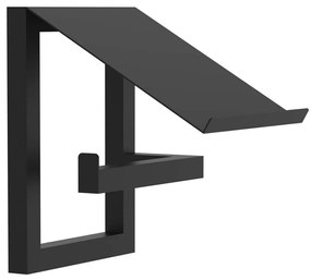 Nástenný držiak toaletného papiera 17x15 cm čierna