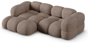 Hnedá rohová pohovka (ľavý roh/s leňoškou) Loretto – Cosmopolitan Design