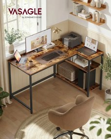 Rohový pracovný stôl LWD136KD01