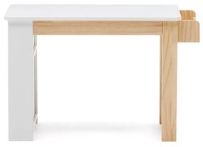 Detský písací stôl wares 77 x 53 cm biely MUZZA