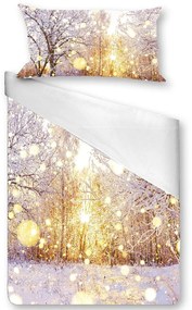 Gipetex Natural Dream 3D talianská obliečka 100% bavlna Alba - 140x220 / 70x90 cm