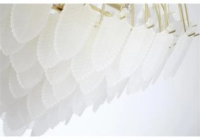 Searchlight 48970-6SB - Luster na reťazi FEATHER 6xE14/60W/230V