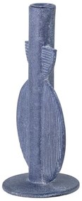 Modrý svietnik Bloomingville Bess, výška 22 cm