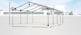 Bestent Skladová hala/ garáž 4x6x2m Comfort PVC 560g