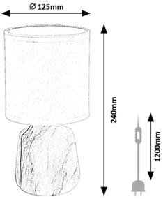 Rabalux NALISA stolná lampa 74067