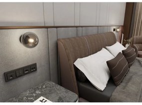 Nástenné svietidlo ROSSI 1xE14/10W/230V čierna/šedá