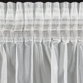 ZÁCLONA NA PÁSKE KATRINA 350X150 CM BIELA