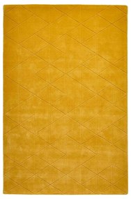 Horčicovožltý vlnený koberec Think Rugs Kasbah, 150 x 230 cm