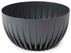 Kvetináč STRIPPED ECO 24 cm antracitový