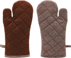 Home Elements Kuchynská chňapka, čokoládová a režná