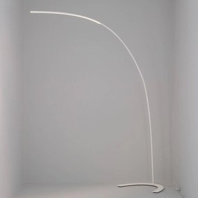 Minimalistická stojaca LED lampa Danua v bielej