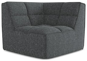 Tmavosivý modul pohovky Kalai – Makamii