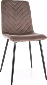 SI Daren Velvet stolička kapučín