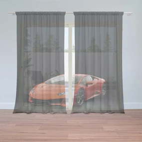 Sablio Záclony Športové auto 1: 2ks 150x250cm