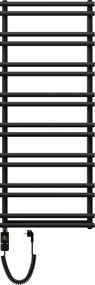 Mexen Saturn, elektrické vykurovacie teleso 1200 x 500 mm, 600 W, čierna, W108-1200-500-2600-70