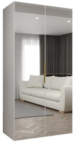 Skriňa Marbella III 100 biela/zlatá